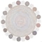Safavieh 6 x 6 ft. Cape Cod Round Area Rug, Pink & Ivory CAP231U-6R - alternate 3
